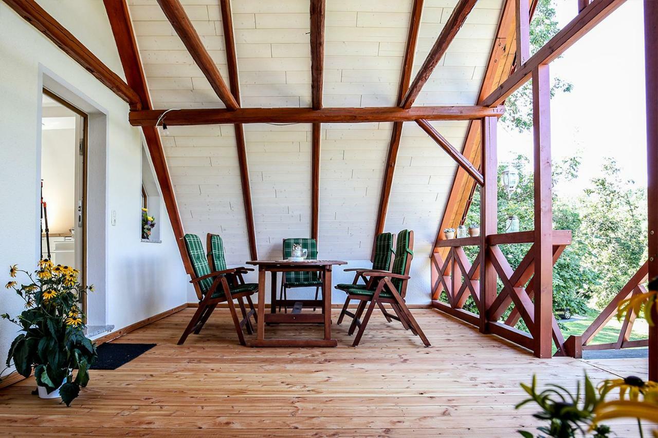 Ferienwohnung Im Schlossgarten Herbsleben Esterno foto