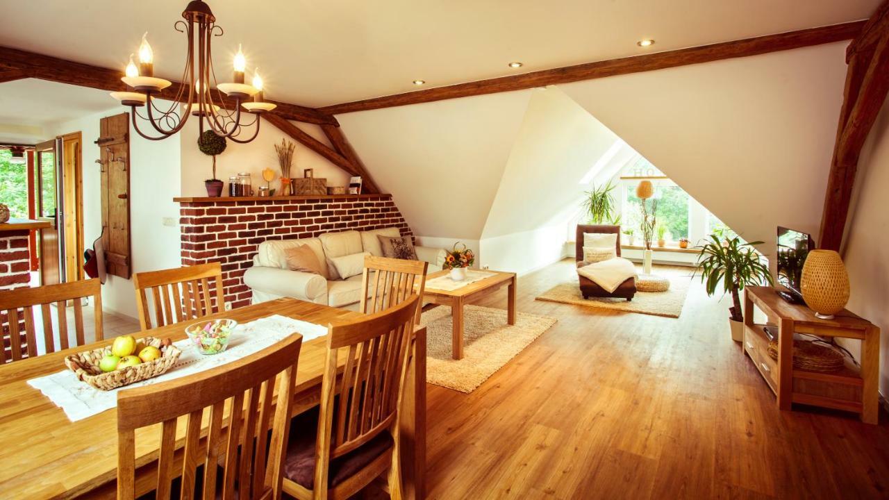 Ferienwohnung Im Schlossgarten Herbsleben Esterno foto