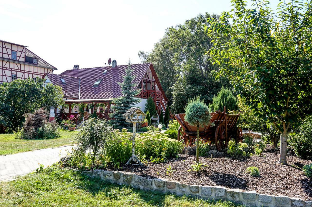 Ferienwohnung Im Schlossgarten Herbsleben Esterno foto