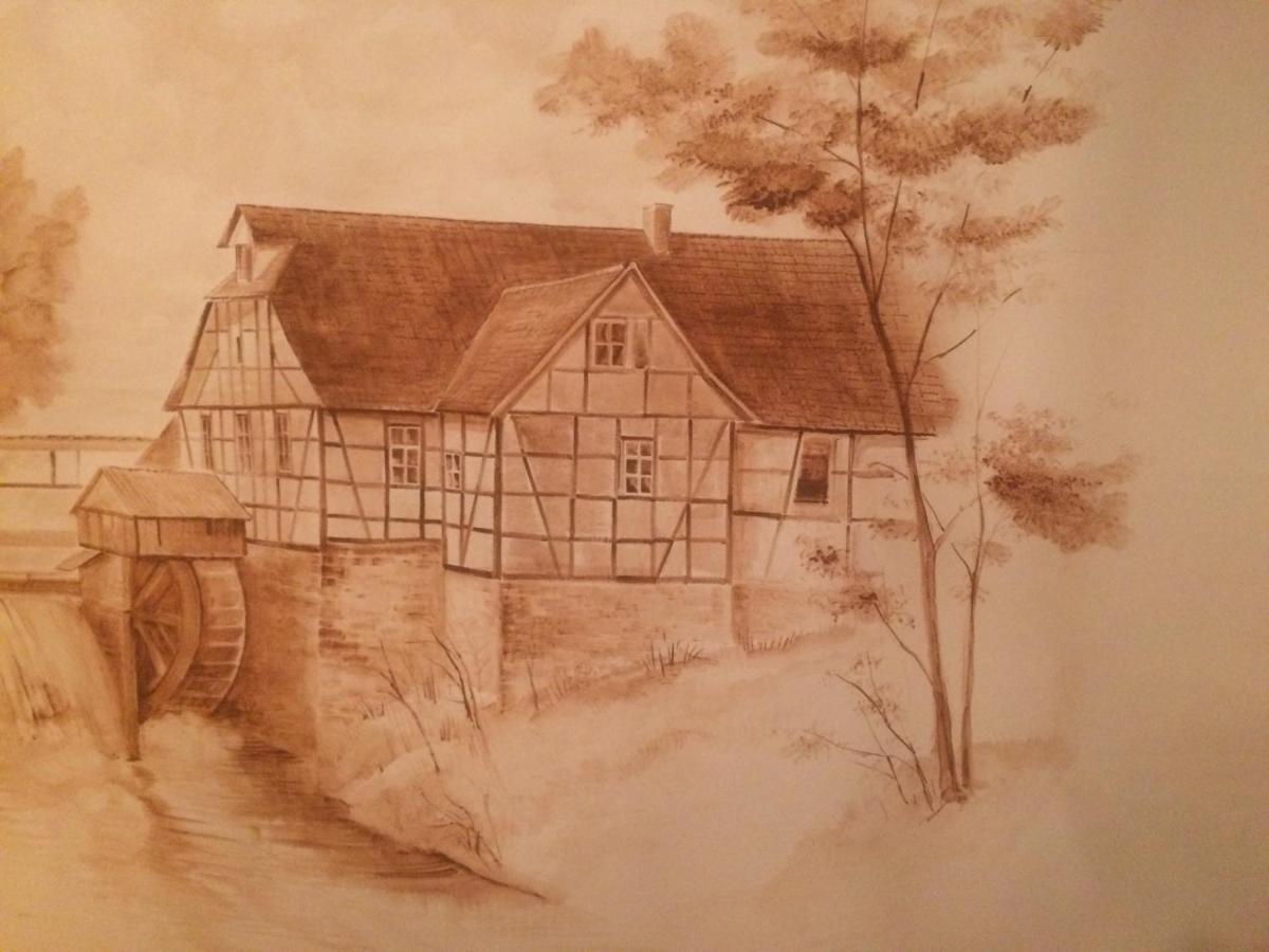 Ferienwohnung Im Schlossgarten Herbsleben Esterno foto